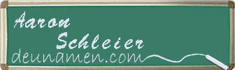 Aaron Schleier Visitenkarte